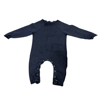 Earth Baby Black play suit, 6-12 months