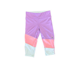 Jill Yoga Pink, Purple, Blue Quarter Leggings, 6 years