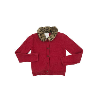 Adrienne Vittadini Girl cardigan missing one button, 6 years