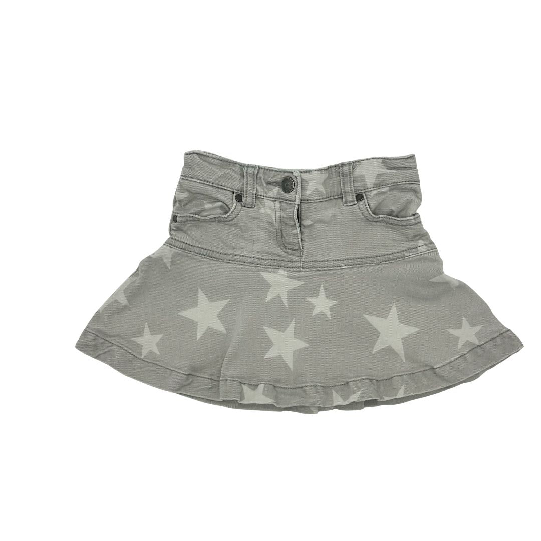 Stella McCartney grey demin star skirt, 3 years