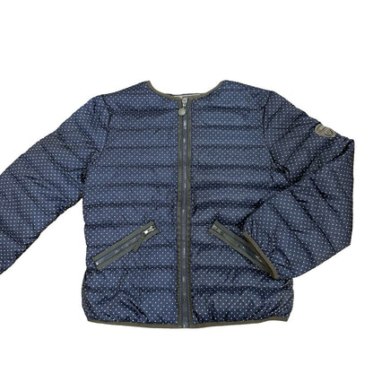 Bonpoint Polka Dot Polyester Jacket in Navy, 10 years