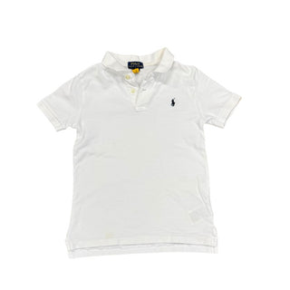Ralph Lauren White Collared T-Shirt, 7 years