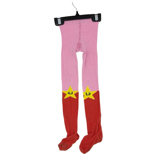 Stella McCartney pink/red tights, 5-6 years