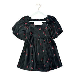 Noralee Sample  Velvet Floral Dress, 4/5