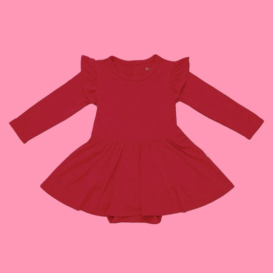 Kyte red dress, 6-12 months