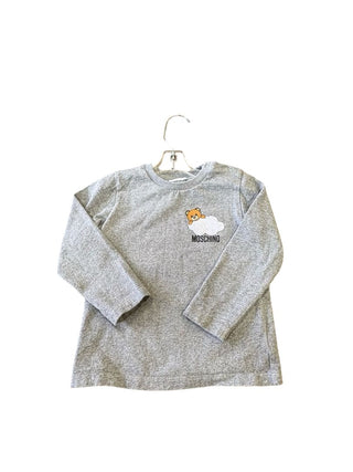 Moschino Grey Long Sleeve with Moschino Bear and Cloud, 2 years