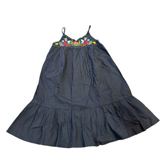 Bonpoint Thunder Anya cotton poplin dress w/embroidery, 8 years