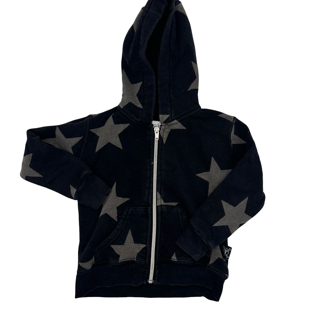 Nununu star zip up, 12-18 months