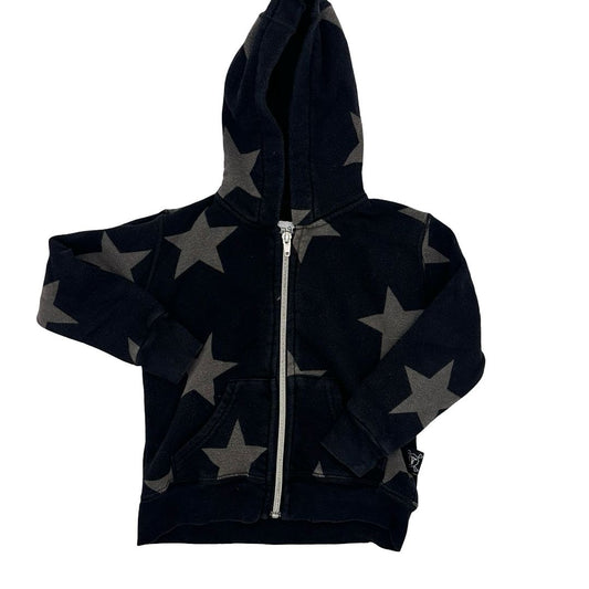 Nununu star zip up, 12-18 months