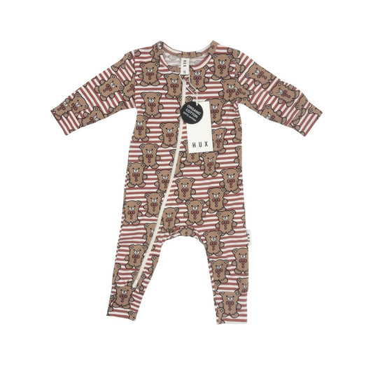 Hux Red and White Striped gingerbread Onesie New with Tags, 3-6 months