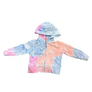 Butter Pink/blue/orange tie dye hopdie, 18 months