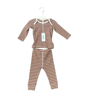 Quincy Mae Sample Ribbed T- Pant set, 3-6 Months