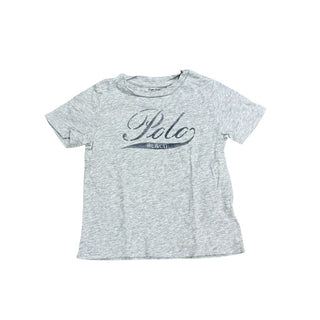 Ralph Lauren Grey T-Shirt w Polo Graphic, 24 months