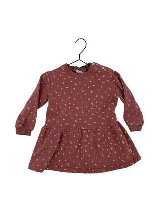 Wheat Organic Cotton pink dress, 12 months