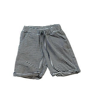 Mingo Black/white strip shorts, 1-2 years