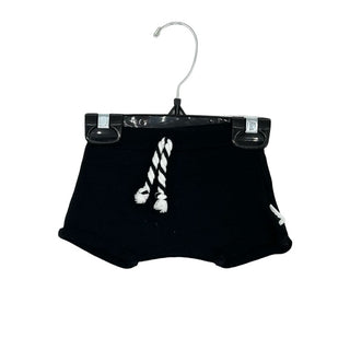 North Kinder black shorts, 6-12 months