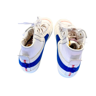 Nike Nike Blazer Mid '77 Jumbo sneakers in white and blue, 7.5 big kid