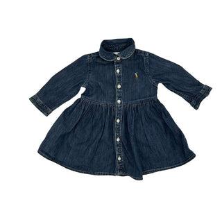 Ralph Lauren jean dress, 6 months