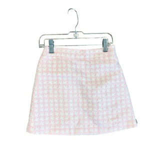 Luxelim pink houndstooth skirt, 7 Years