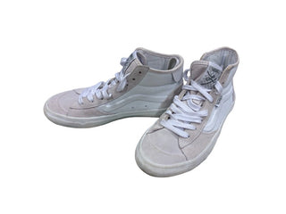 Vans White and Beige Sneakers, Women's 6, Men's 4.5