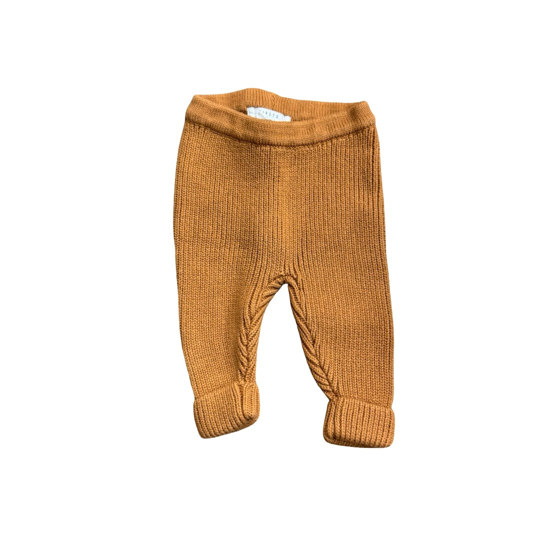 Petit Lem Brown knot pants, 3 months