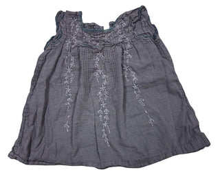 Bonpoint Navy Pintuck and Embroidered Tank, 18 months