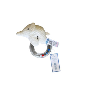 Jacadi Rattle Elephant Plush Toy New with Tags, o/s