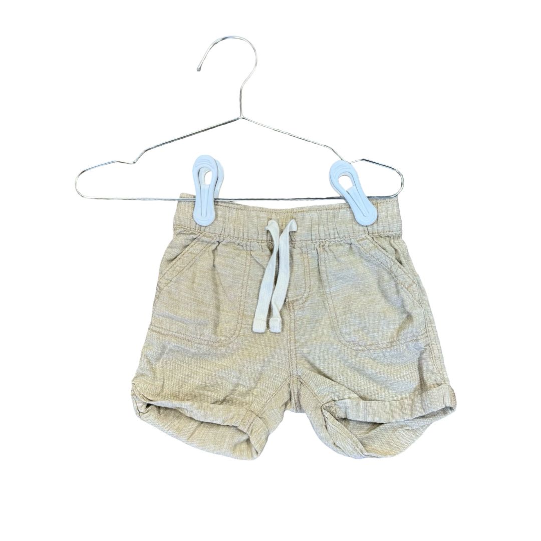 Gap Beige Shorts, 12-18 months