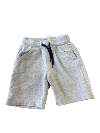 Hatley Grey Shorts with Navy Drawstring, 4 years