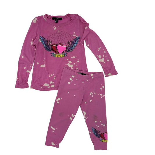 Flowers by Zoe set * stain on knee, 24 months