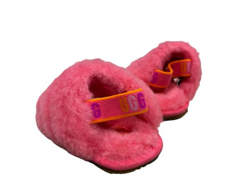 Ugg Pink Fuzzy Sandal/Slippers, 0-1 little kid