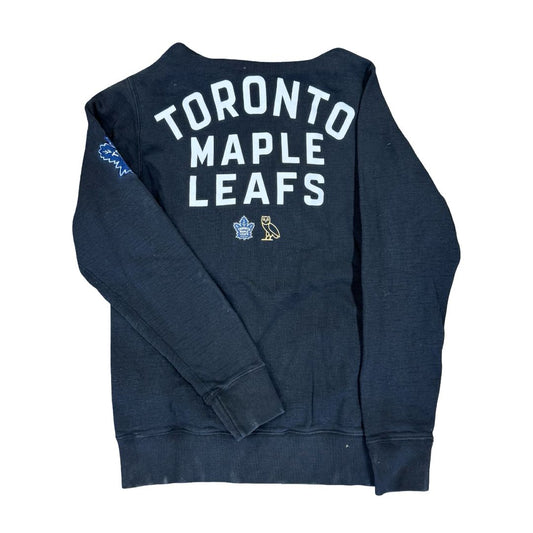 OVO Toronto Maple Leafs Chenille Owl Hoodie from the FW22 Collection, men's xs