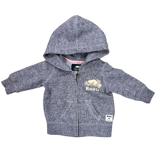 Roots Grey Hoodie, 0-3 months
