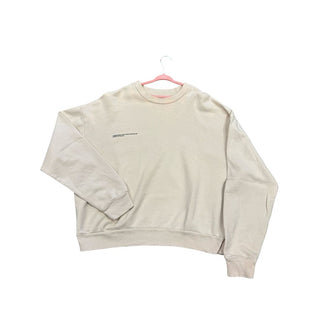 Pangaia Beige Crewneck Sweater, small