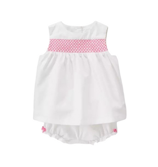 Janie and Jack Smocked Swing Top and Bloomer Set, 3-6 months