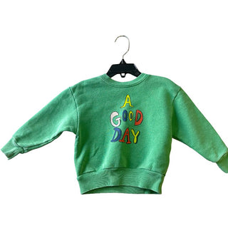 The Animals Observatory A good day crewneck sweater, 12 months