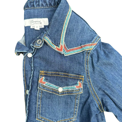 Bonpoint  denim overshirt, 8 years
