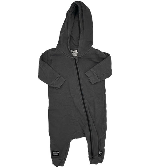 Nununu hooded sweater romper, 12-18 months