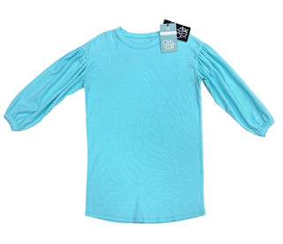Chaser Teal Rib Knit Dress, 6 years