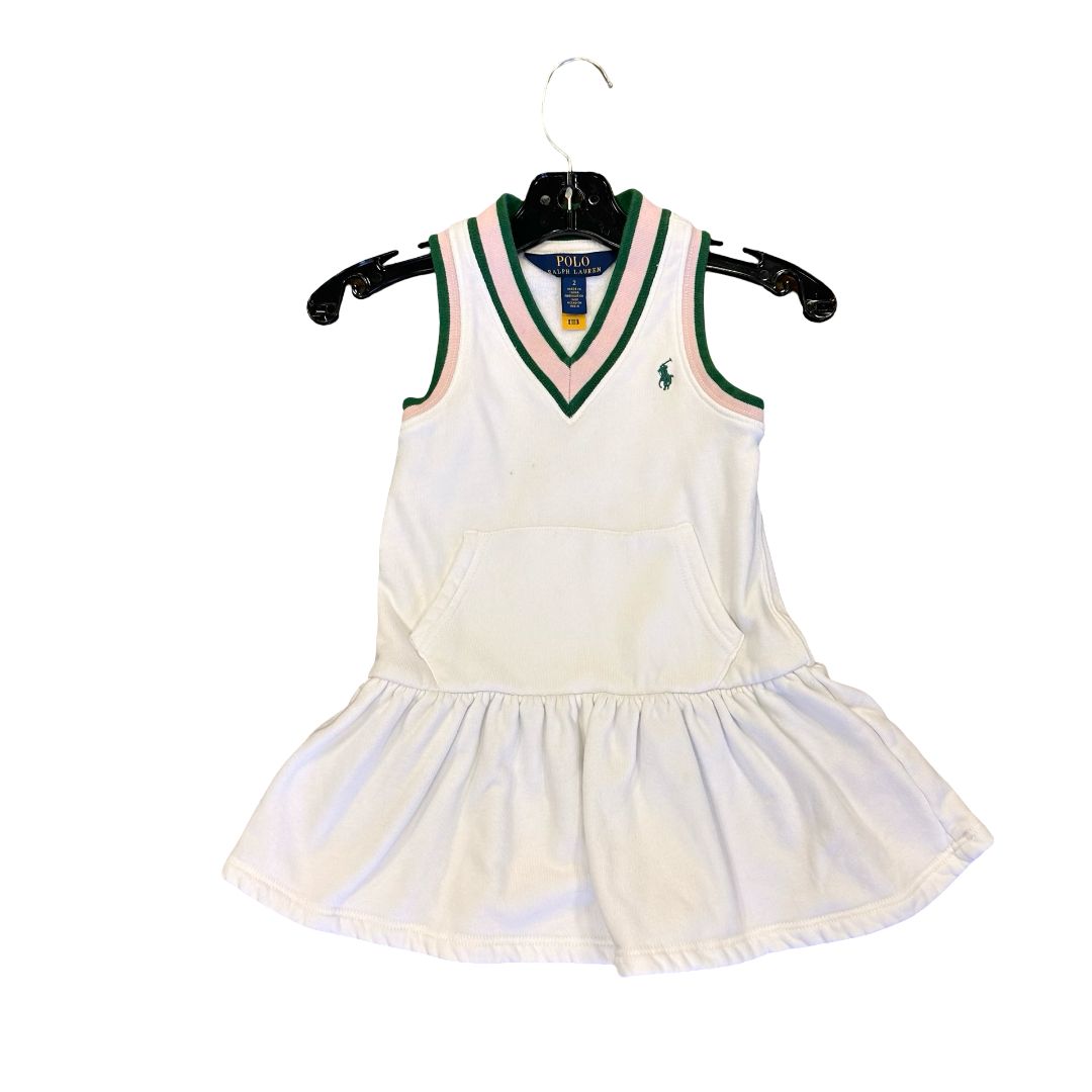 Ralph Lauren tennis dress w/some stains, 2 years