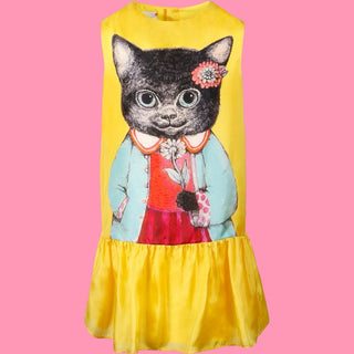 Gucci sleeveless 100% silk dress, 8 years