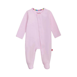 Magnetic Me Soft Petal Pink Magnetic Footie, 0-3 months