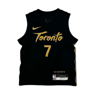 Nike official Raptors black jersey, 4 years