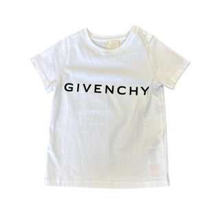 Givenchy White logo tshirt, 3 years