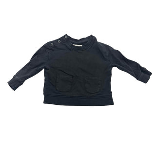 Pehr Navy crewneck, 9-12 months