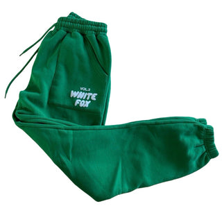 White fox Green sweatpants