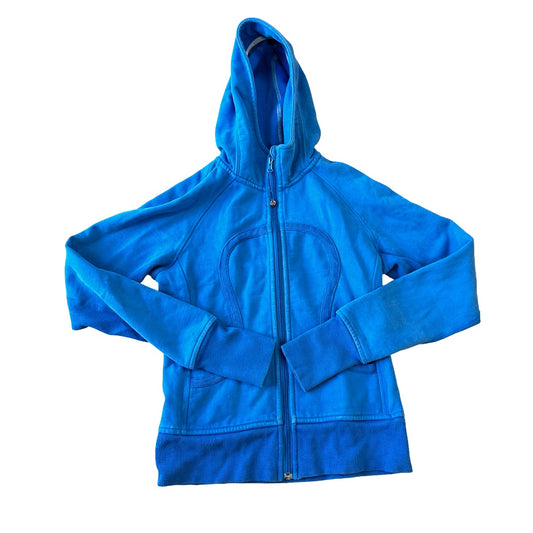Lululemon Blue zip hoodie sweatshirt