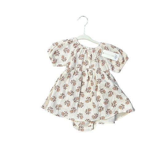 Quincy Mae Sample floral dress, 3-6 Months