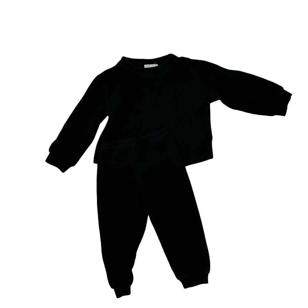 Mikki Rae Black waffle set, 2 years