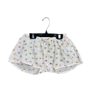 Moon Pink Sheer Shorts with flowers, 8 years